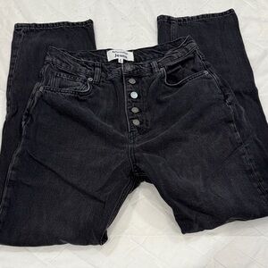 Reformation Charcoal Straight Leg Jeans